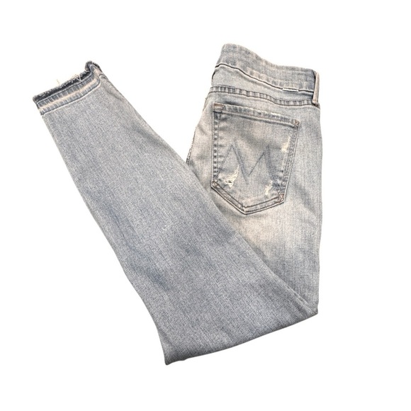 MOTHER Denim - MOTHER Woman’s High Waisted Distressed Ankle Fray Jeans Size 26